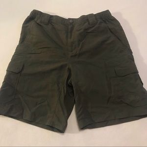 North Face Green Cargo Shorts